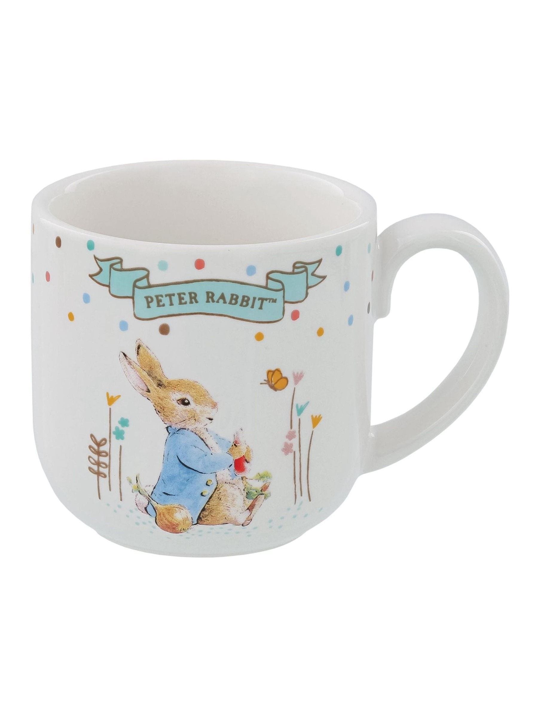 Peter Rabbit white ceramic dinner set 3-piece - British product