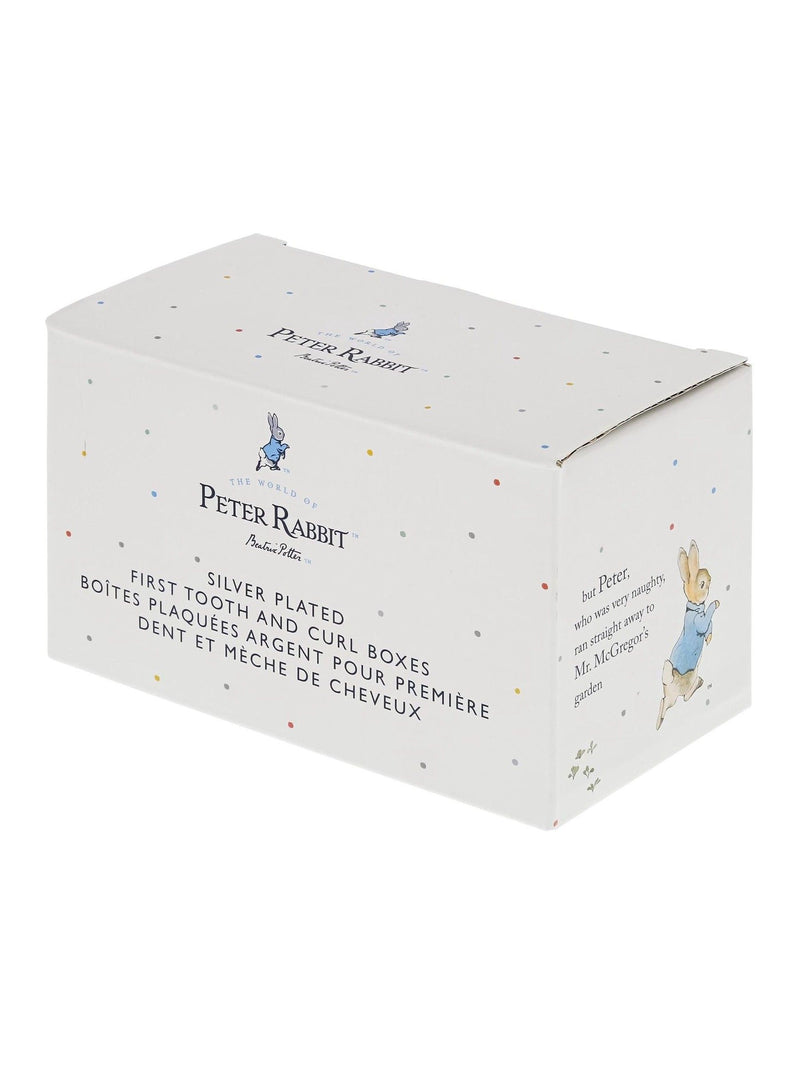 Beatrix Potter silver keepsake boxes with Peter Rabbit 5cm, UK version