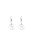 Dinny Hall Toro pearl drop hoops silver tone with AAA pearls - British product