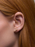 Dinny Hall Silver My World T-Bar Stud Earrings