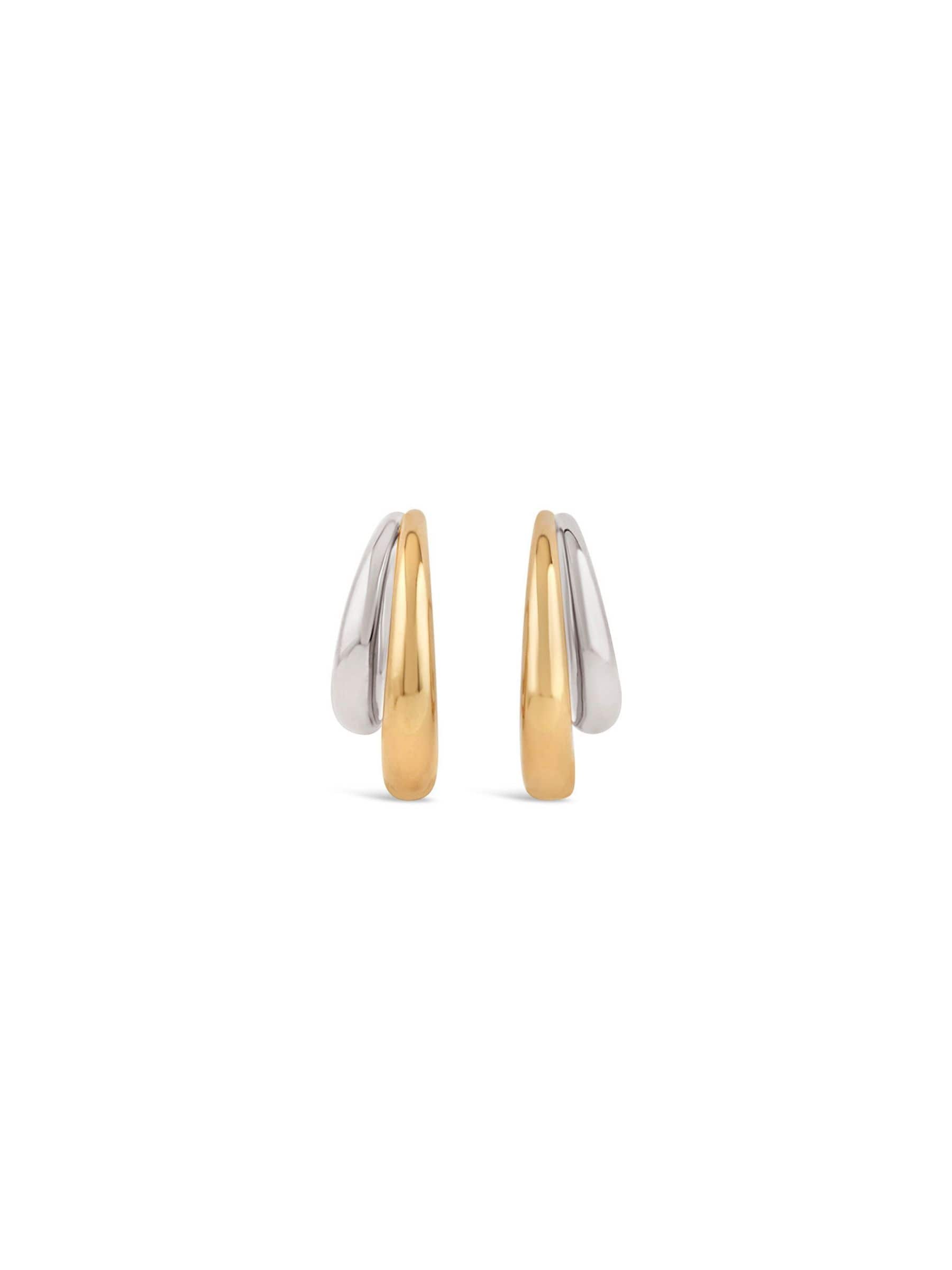 Dinny Hall Toro double hoop earrings 15mm (British brand)
