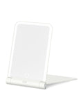 Eko white foldable travel LED mirror 26cm, imported from the UK
