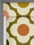 Orla Kiely Multi Autumn Spot Flower roller blinds made to measure, UK version
