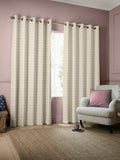 Emily Bond Natural Clara curtains, imported from the UK