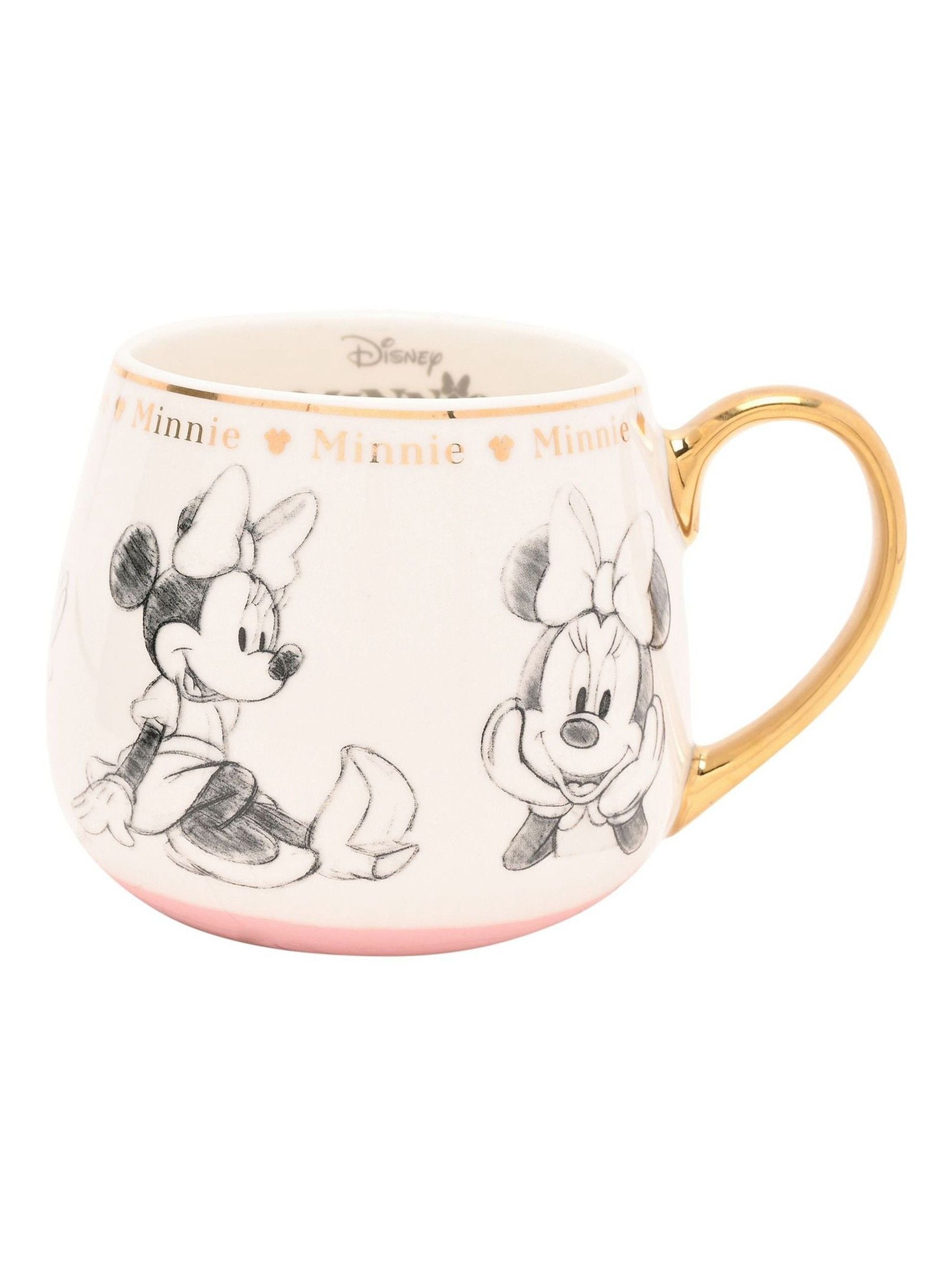 Disney Minnie Mouse white ceramic mug 10cm, imported from the UK