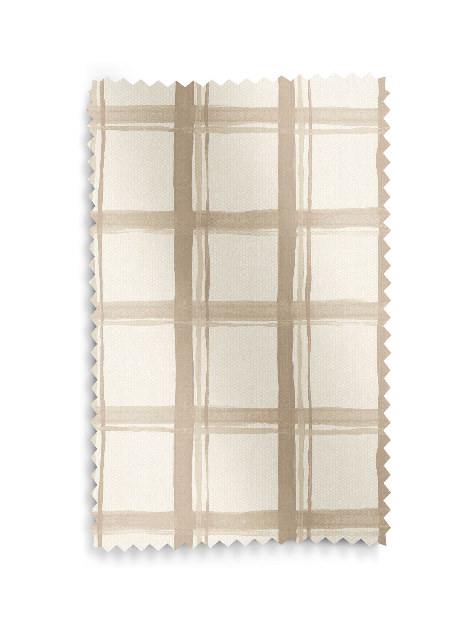 Emily Bond Almond Gingham roman blind, UK version