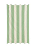 Allure Bath Fashions green scalloped beach towel, imported from the UK