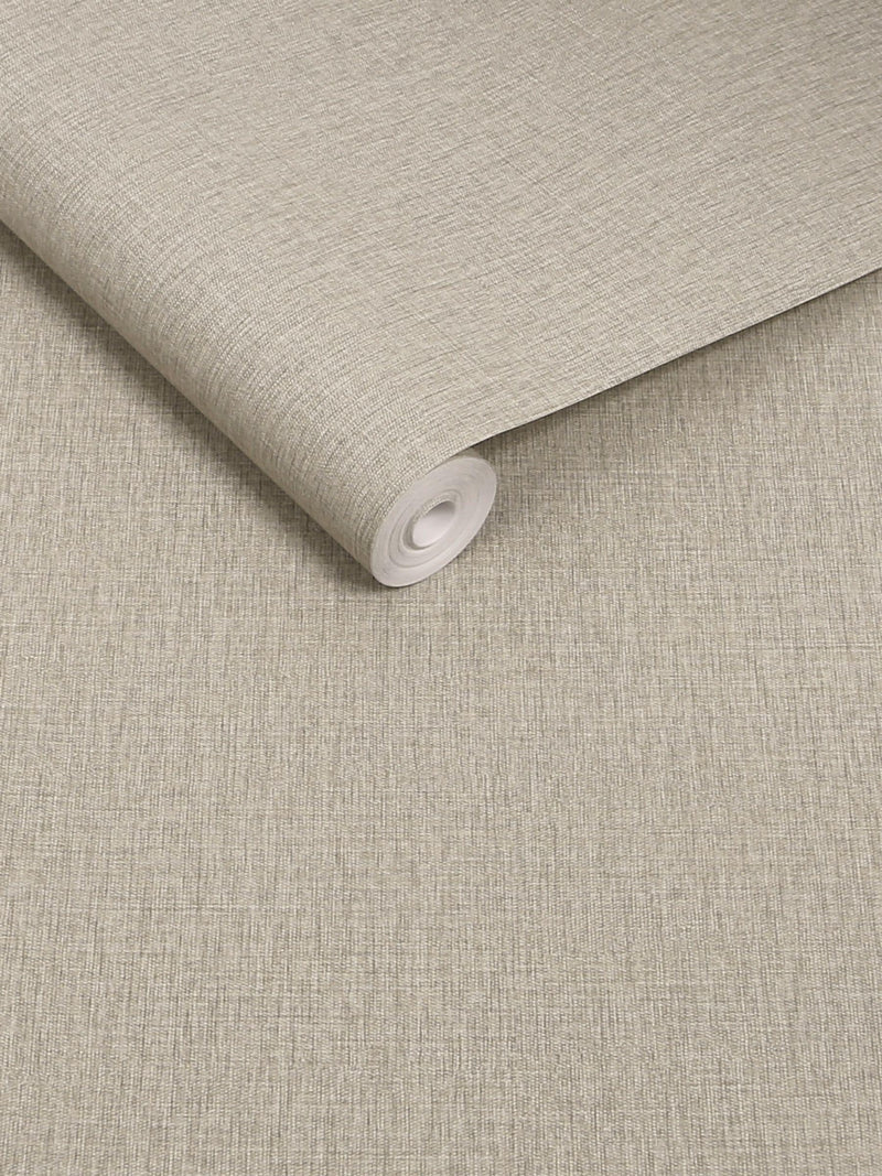 Charcoal linen look wallpaper sample A4, imported from the UK