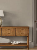 Charcoal linen look wallpaper sample A4, imported from the UK
