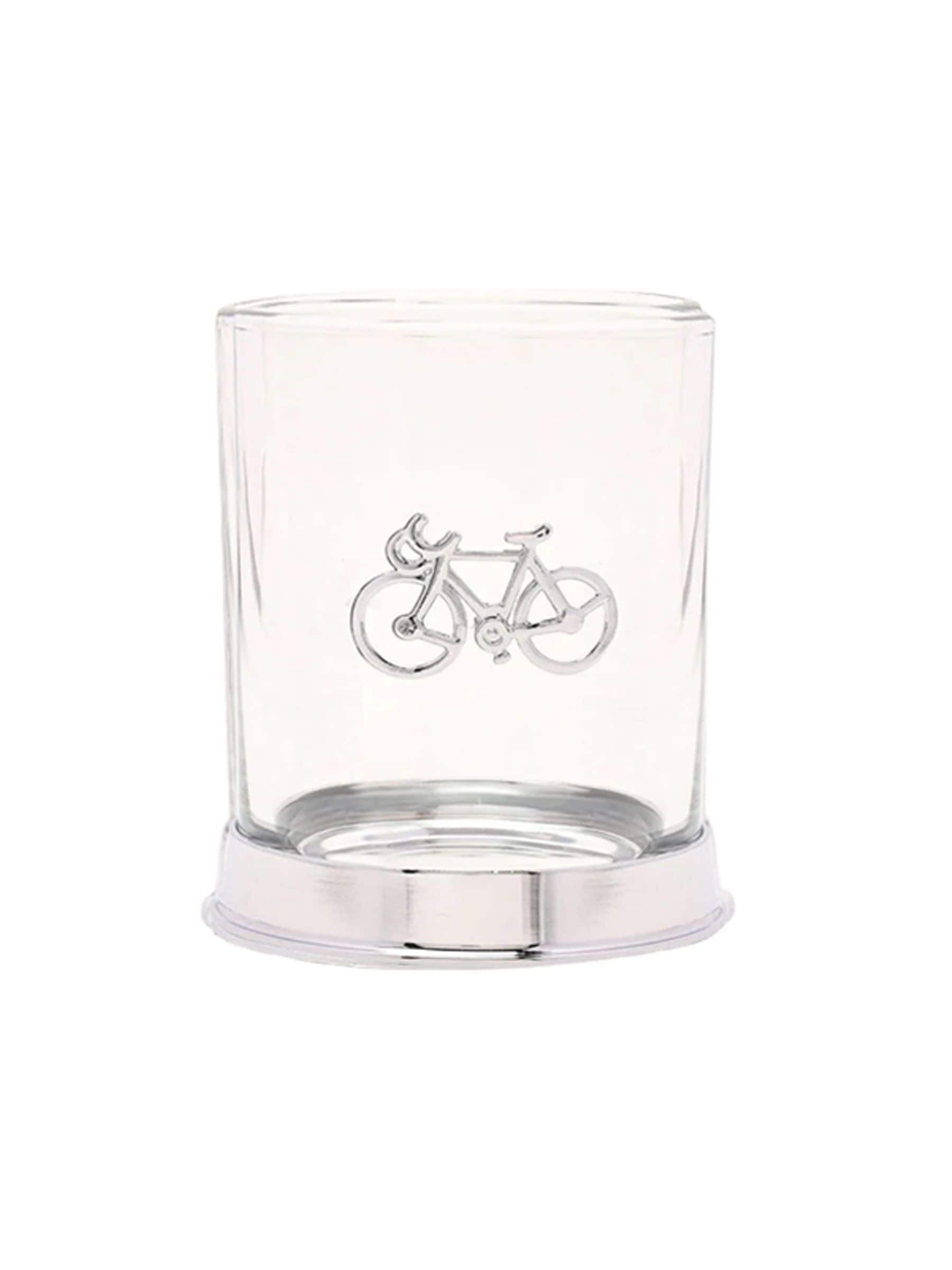Treat Republic personalised cycling pewter tumbler 10cm - British product