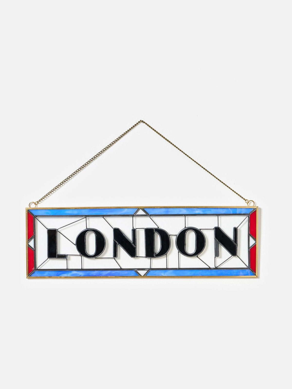Oliver Bonas London stained glass wall art 28x42cm, imported from the UK