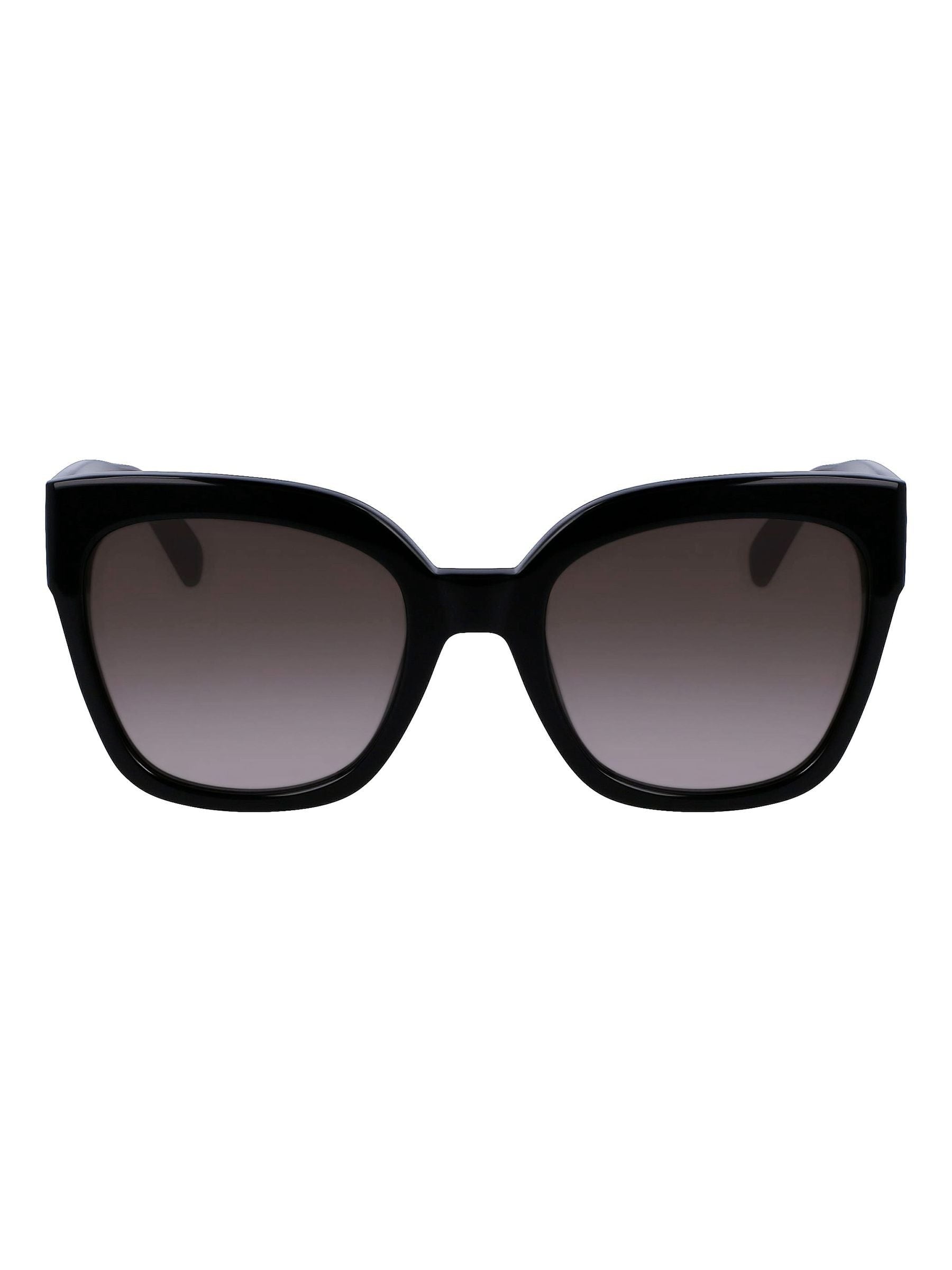 Longchamp black tea cup sunglasses large global fit, imported from the UK