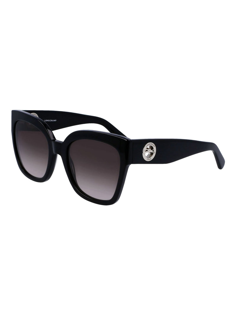 Longchamp black tea cup sunglasses large global fit, imported from the UK