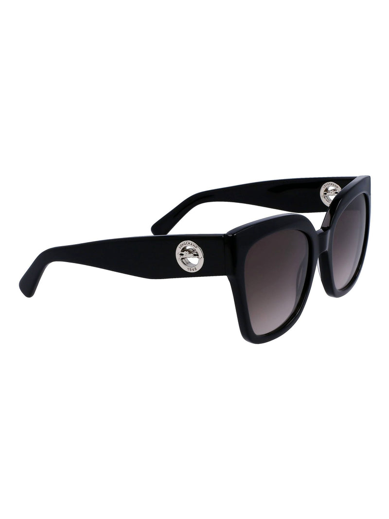 Longchamp black tea cup sunglasses large global fit, imported from the UK