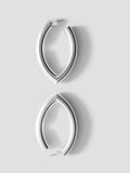 Mango silver hoop earrings, imported from the UK