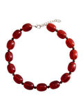 Mango brown beaded necklace, imported from the UK
