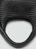 Mango black weave shoulder bag - imported from the UK