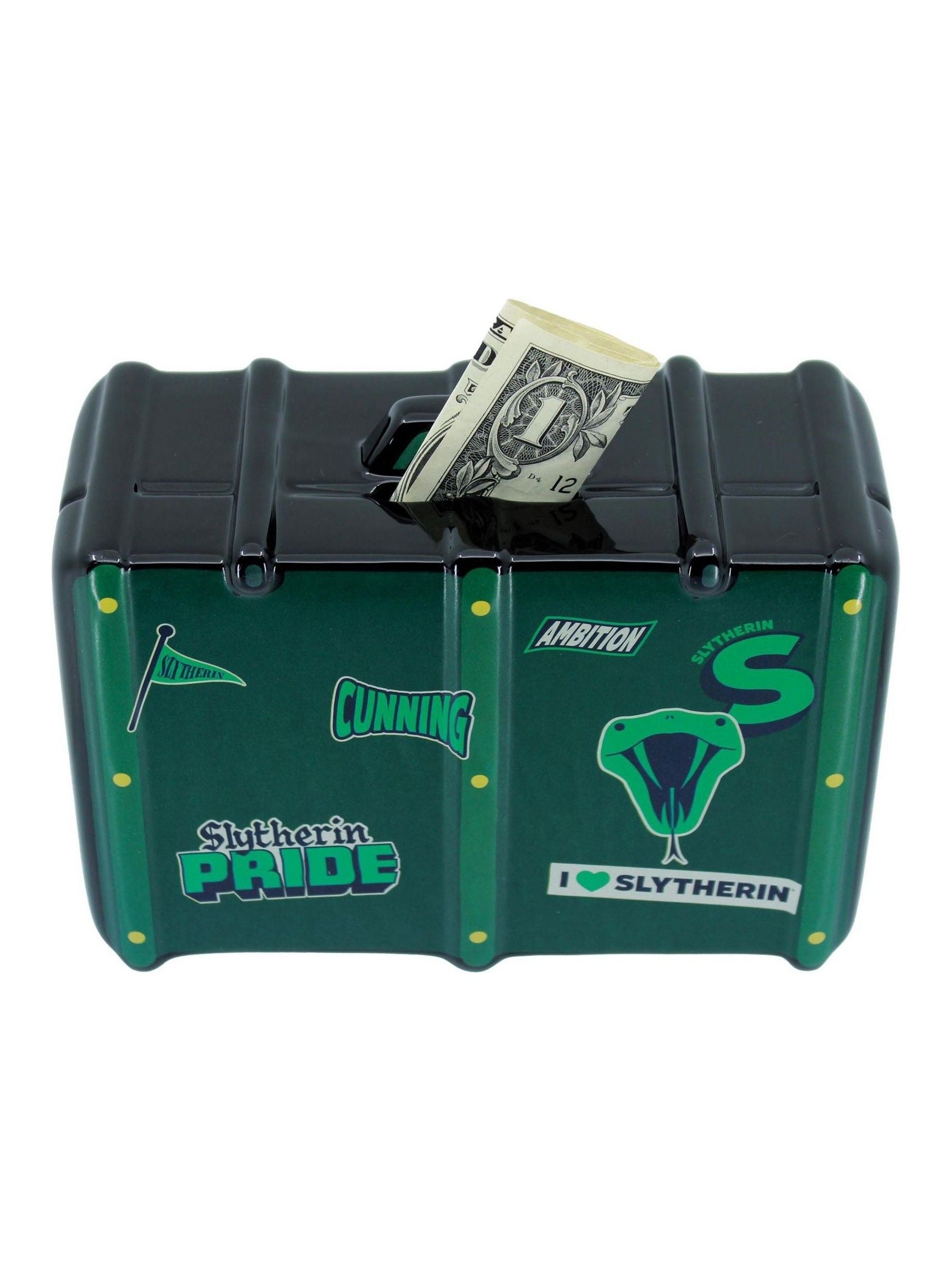 Harry Potter Slytherin money bank ceramic H11.5cm (British brand)