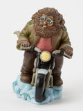 Jim Shore stoneware Hagrid on bike figurine 17cm tall - British product
