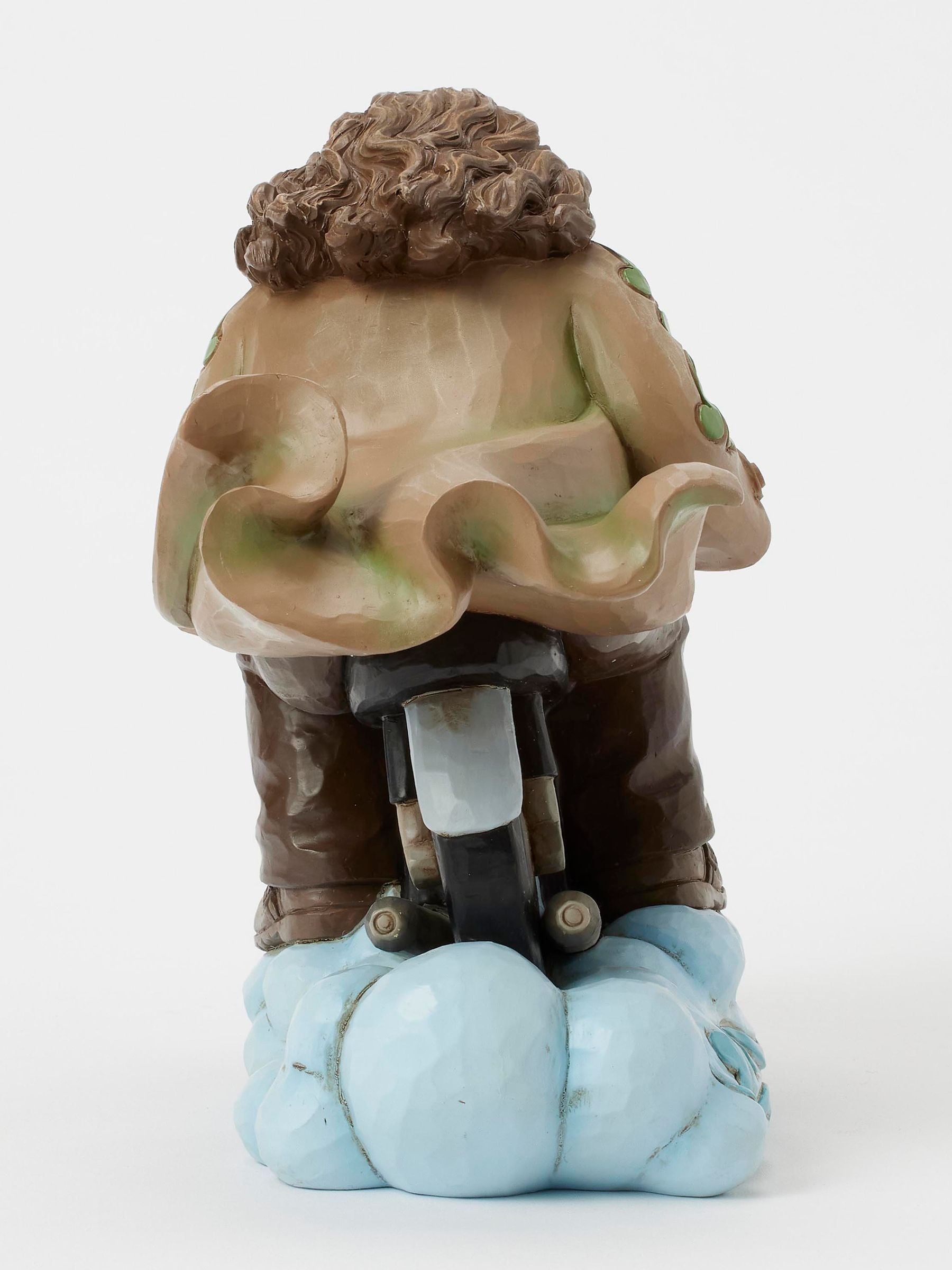 Jim Shore stoneware Hagrid on bike figurine 17cm tall - British product