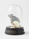 Harry Potter Scabbers curiosity cloche hand-painted figure under glass dome (British brand)