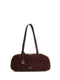 Dune London brown suede shoulder bag - British product