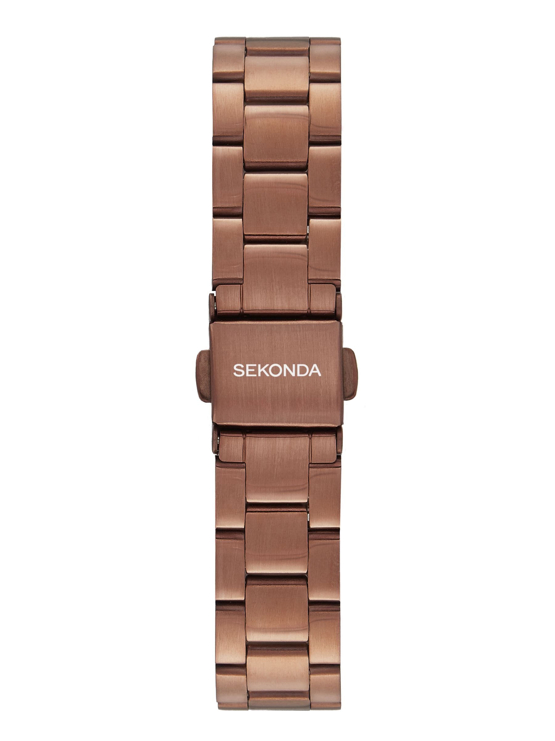 Sekonda Brown Margot 34mm analogue watch with brown bracelet, imported from the UK
