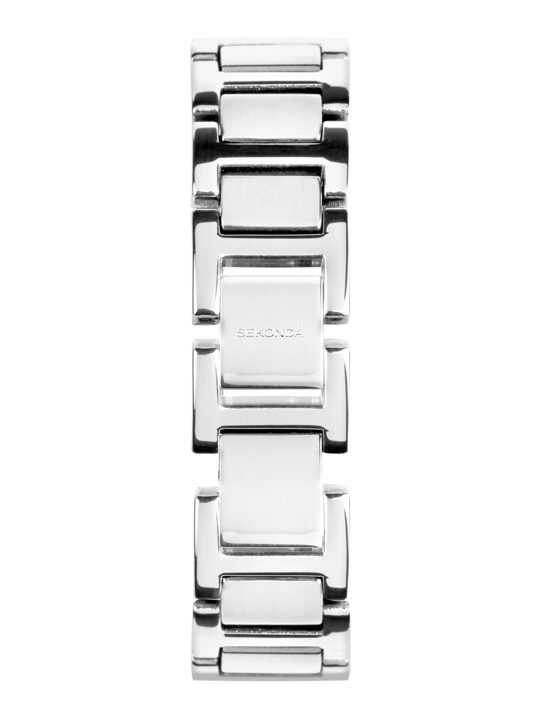 Sekonda Colette silver tone rectangular watch 22mm, UK version