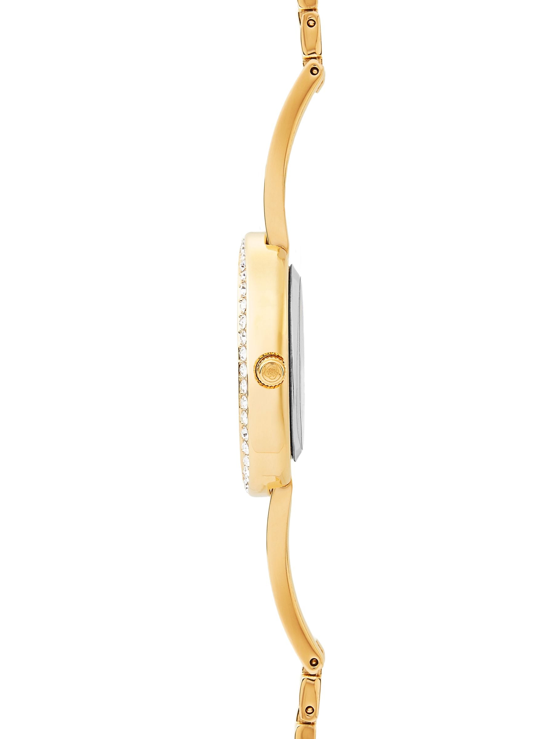 Sekonda Bellamy oval gold watch with Roman numerals and jewellery set, UK version