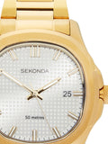Sekonda Octaire gold tone watch 40mm, UK version