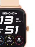 Sekonda Motion Go pink smartwatch 37mm rectangular - British product