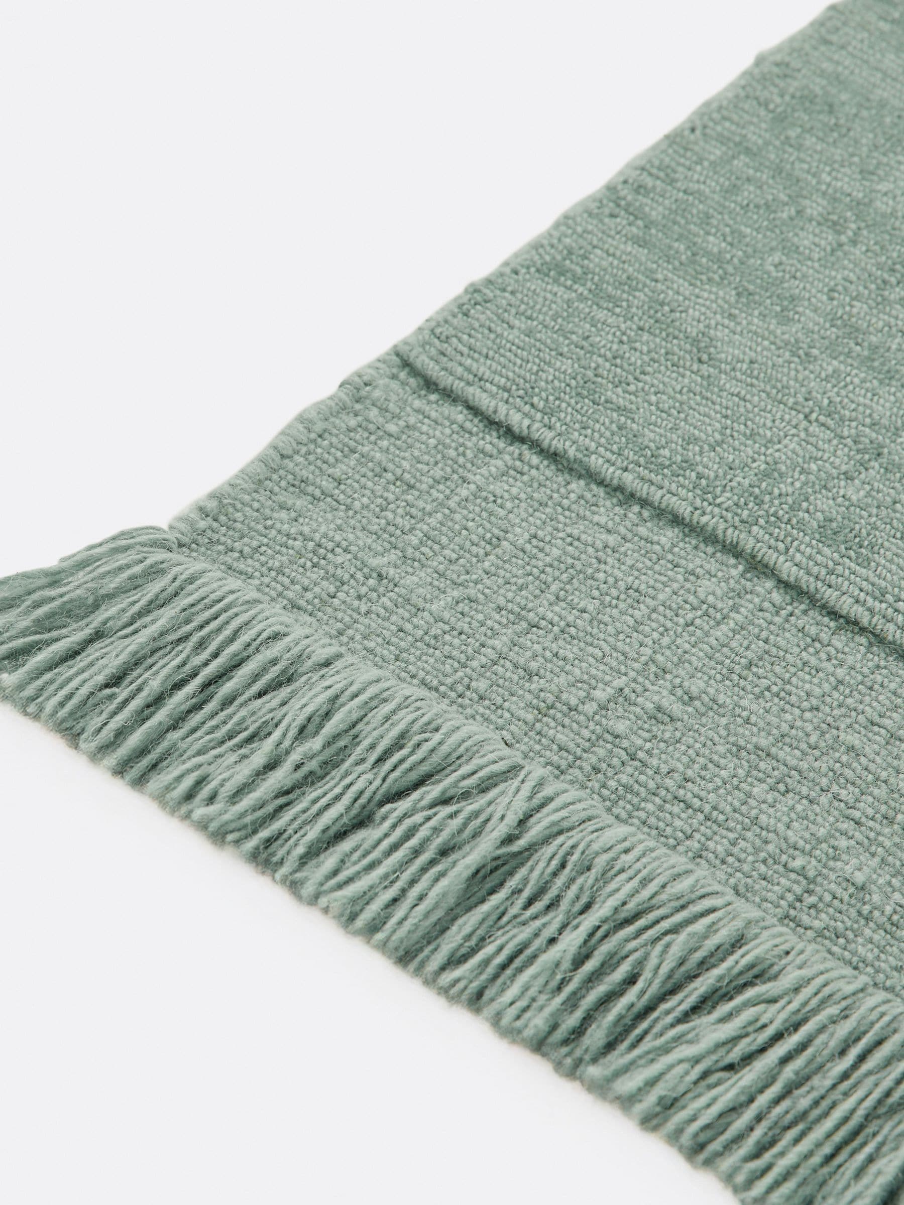 La Redoute Osni Celadon wool and cotton rug 200x290cm, UK version