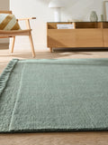 La Redoute Intérieurs Celadon Osni Rug in Wool and Cotton