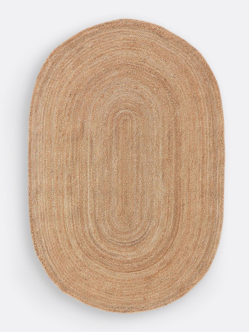 La Redoute Intérieurs Aftas oval jute rug 200x290cm (British brand)