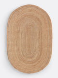 La Redoute Intérieurs Aftas oval jute rug 200x290cm (British brand)