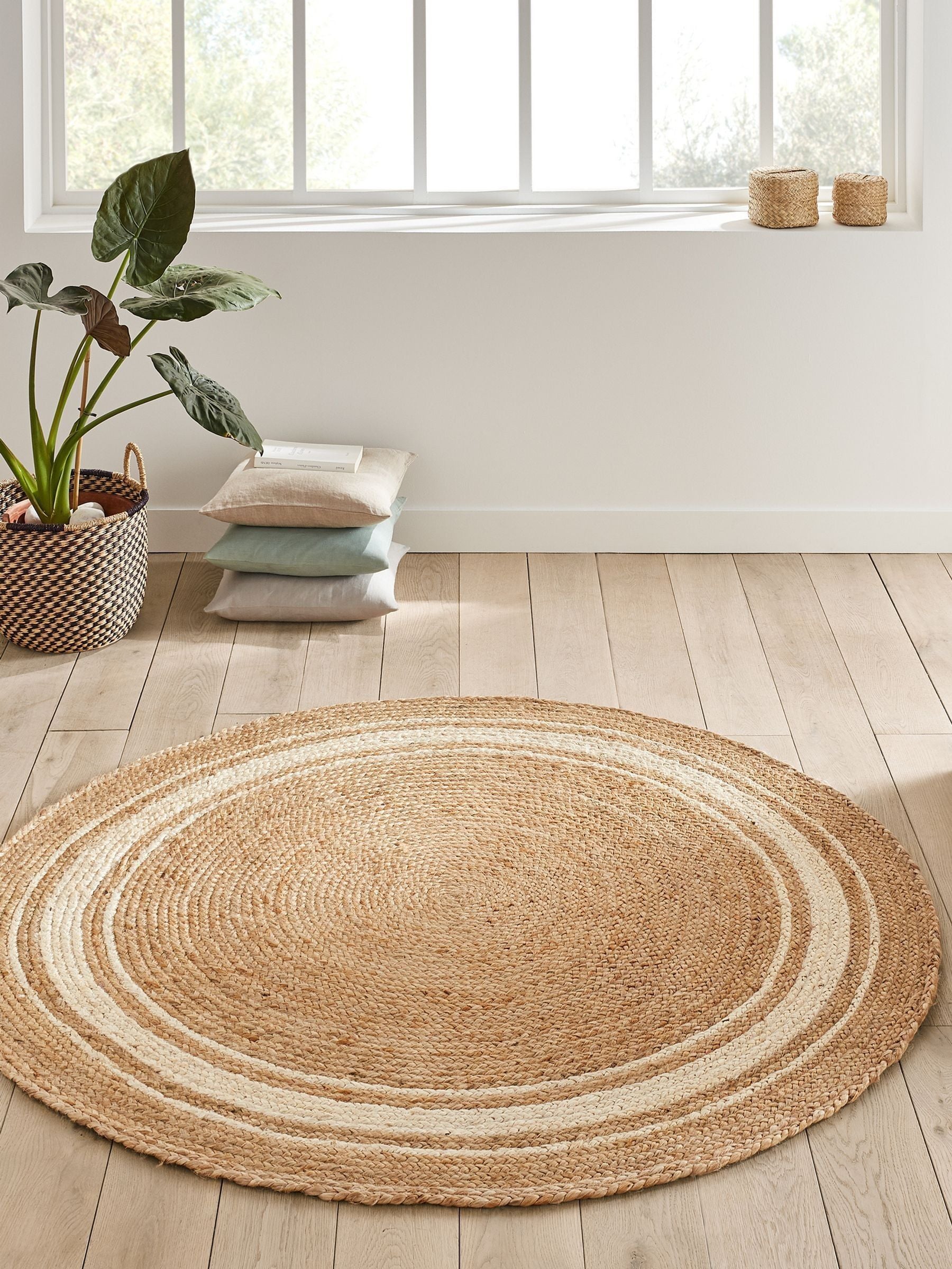 La Redoute Intérieurs Aftas round jute rug 200cm - British product