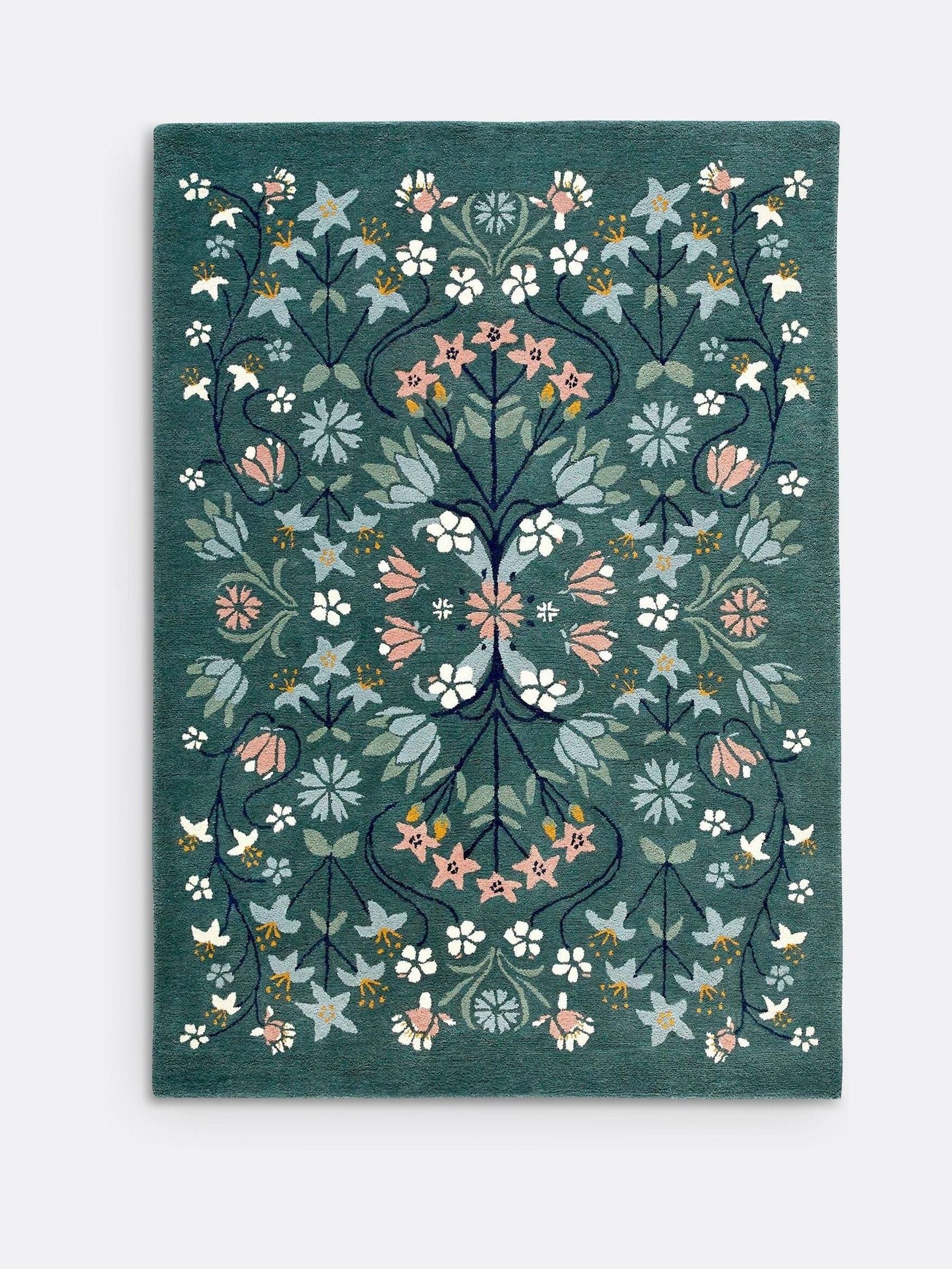 La Redoute wool rug Pilar Floral 200x290cm, UK version