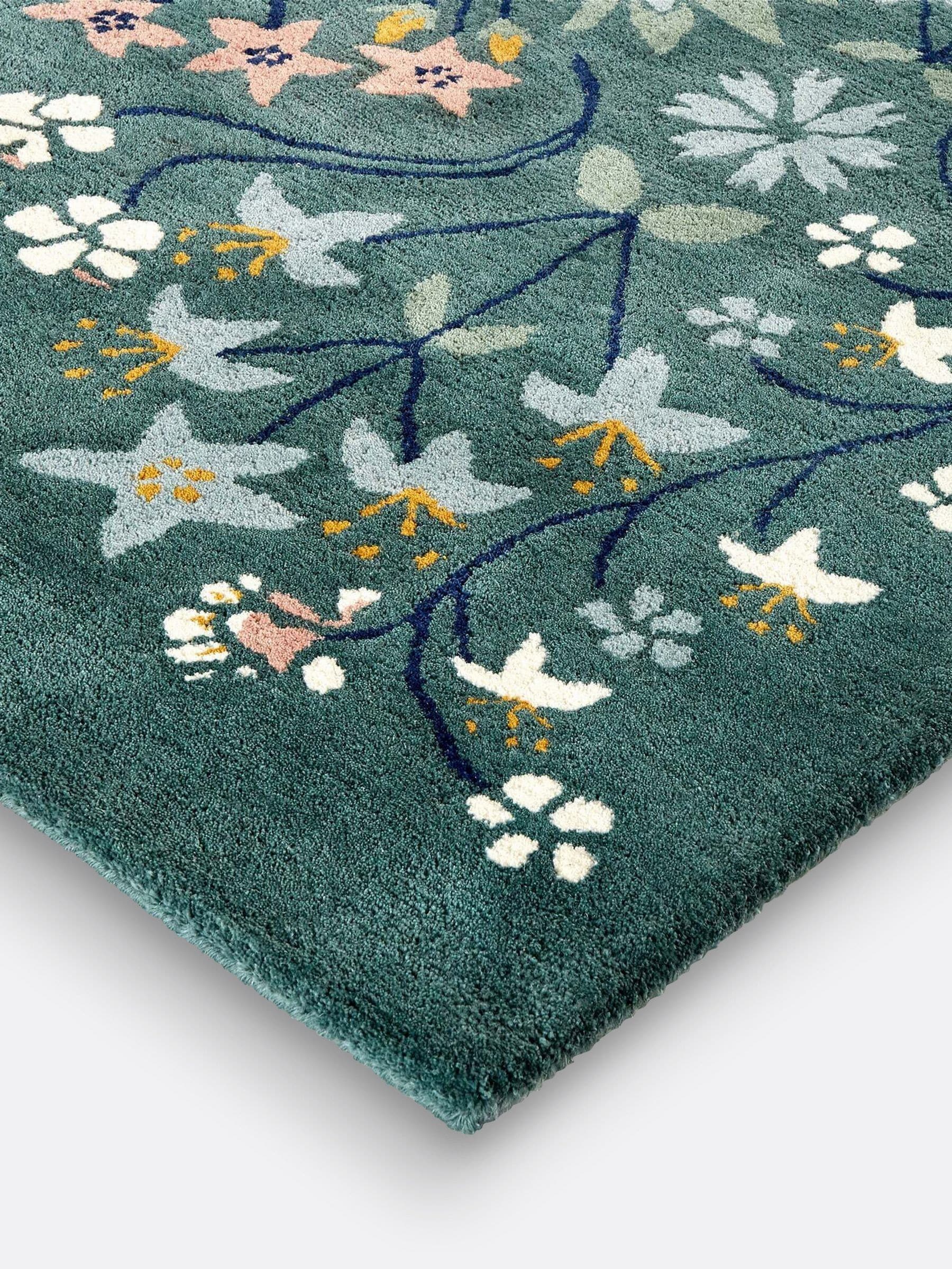 La Redoute wool rug Pilar Floral 200x290cm, UK version