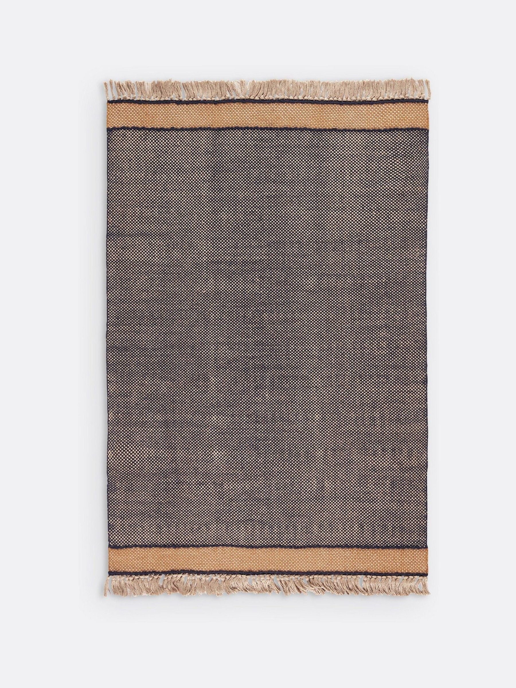 La Redoute jute rug fringed edges 200x290 cm, UK version