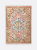 La Redoute Lexy multicolour vintage style cotton rug 200x290cm, imported from the UK
