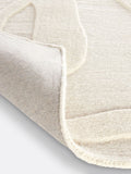 La Redoute wool rug ecru abstract 200x290cm, UK version