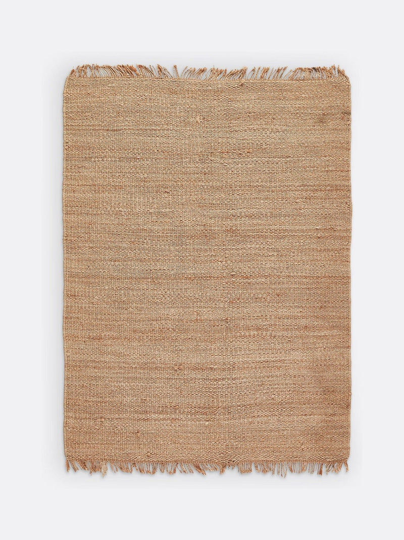 La Redoute jute rug beige fringed 200x290cm (British brand)
