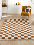 La Redoute Intérieurs Tan Danito Checkerboard Rug