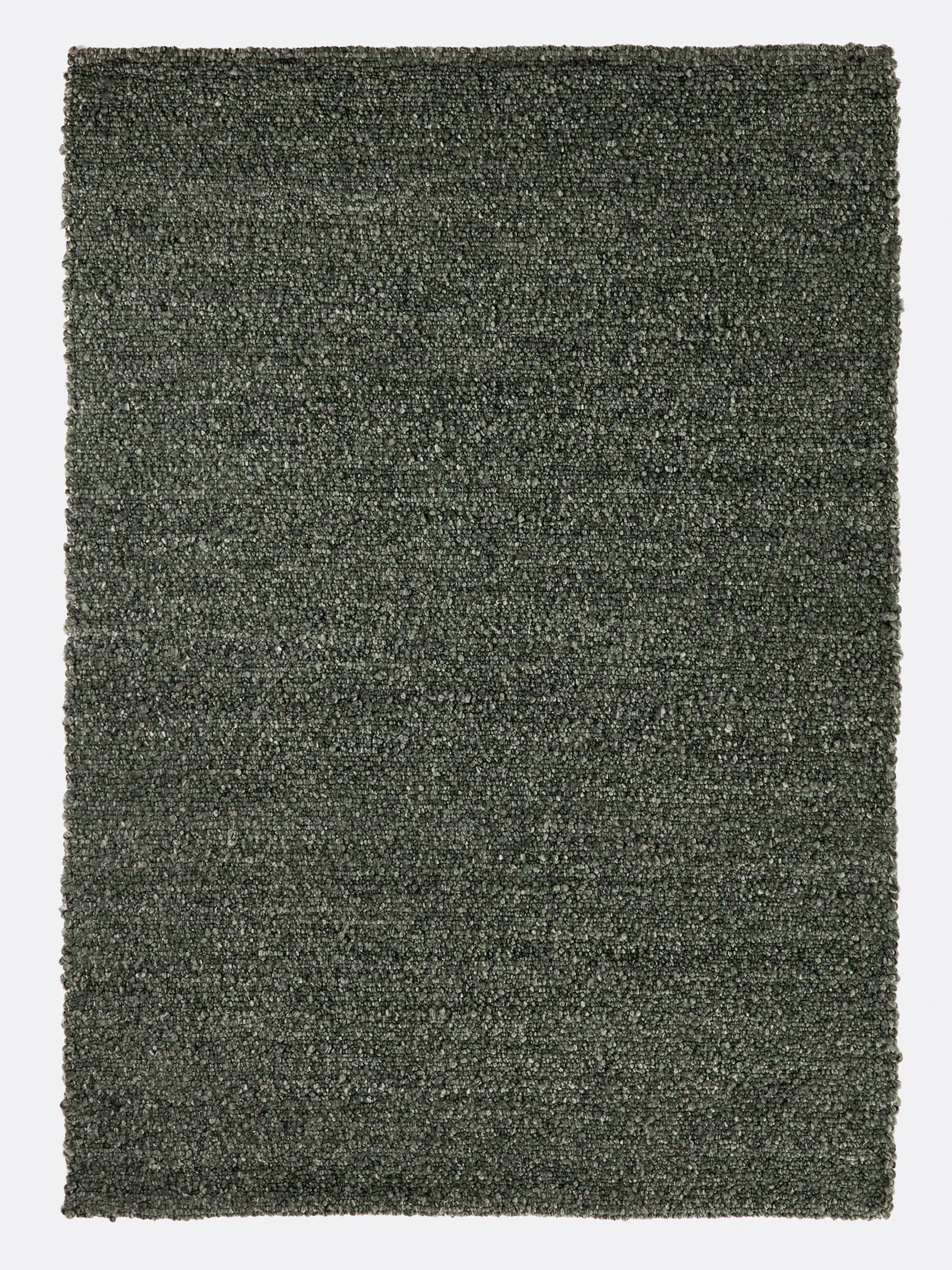 La Redoute Intérieurs Green Hamea Rug with Knitted Effect