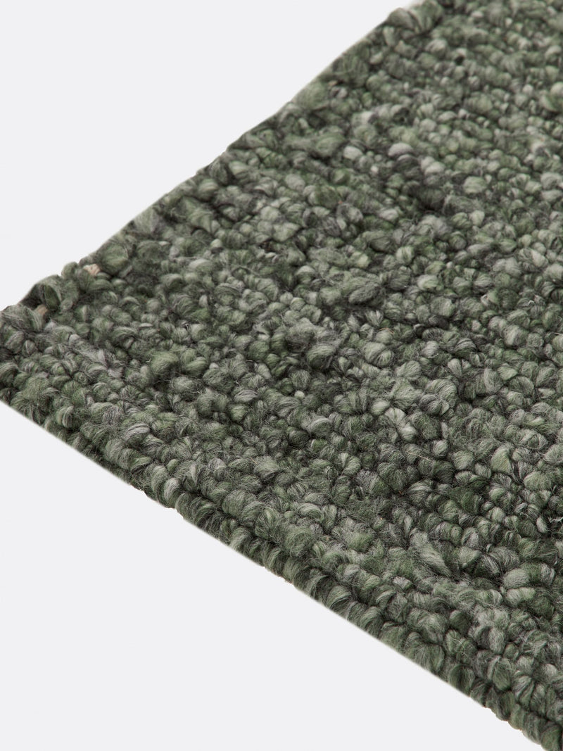 La Redoute Intérieurs Green Hamea Rug with Knitted Effect