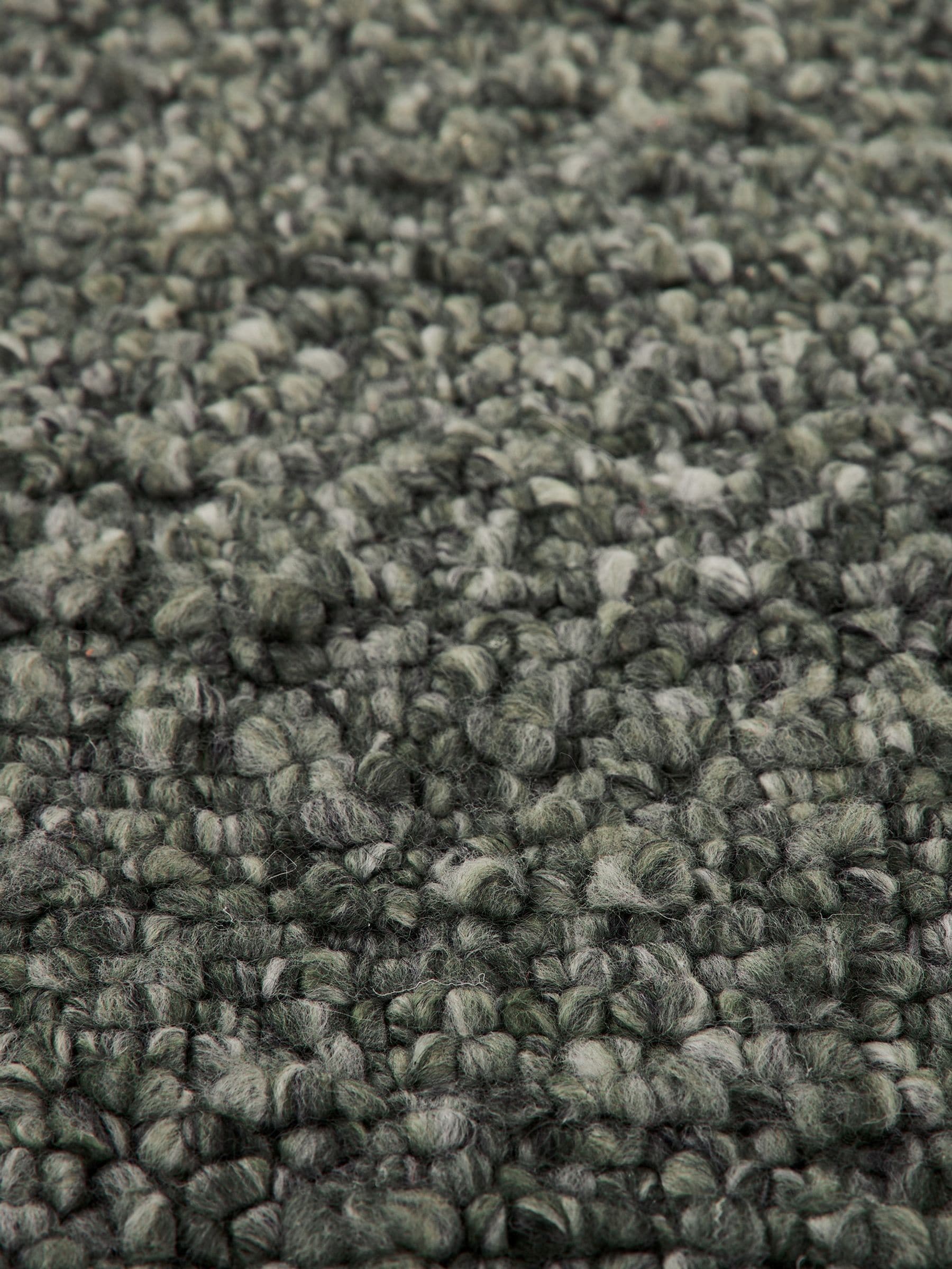 La Redoute Intérieurs Green Hamea Rug with Knitted Effect