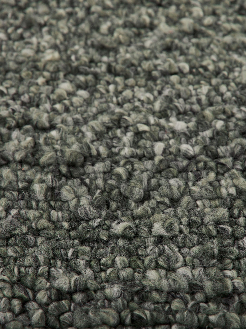 La Redoute Intérieurs Green Hamea Rug with Knitted Effect