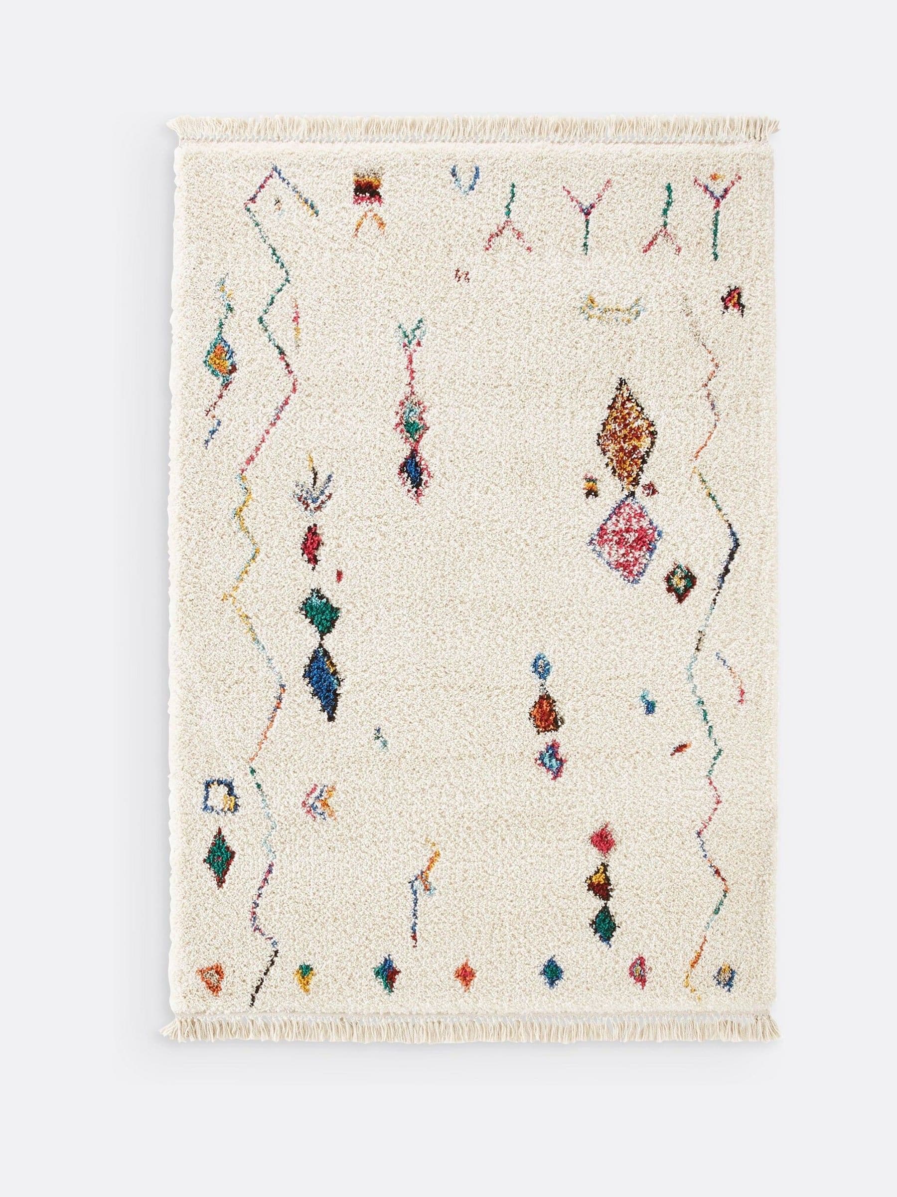 La Redoute Shugar Berber rug multicolour 200x290cm, UK version