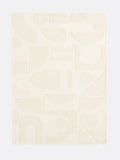 La Redoute Melko wool graphic print rug 200x290 cm (British brand)