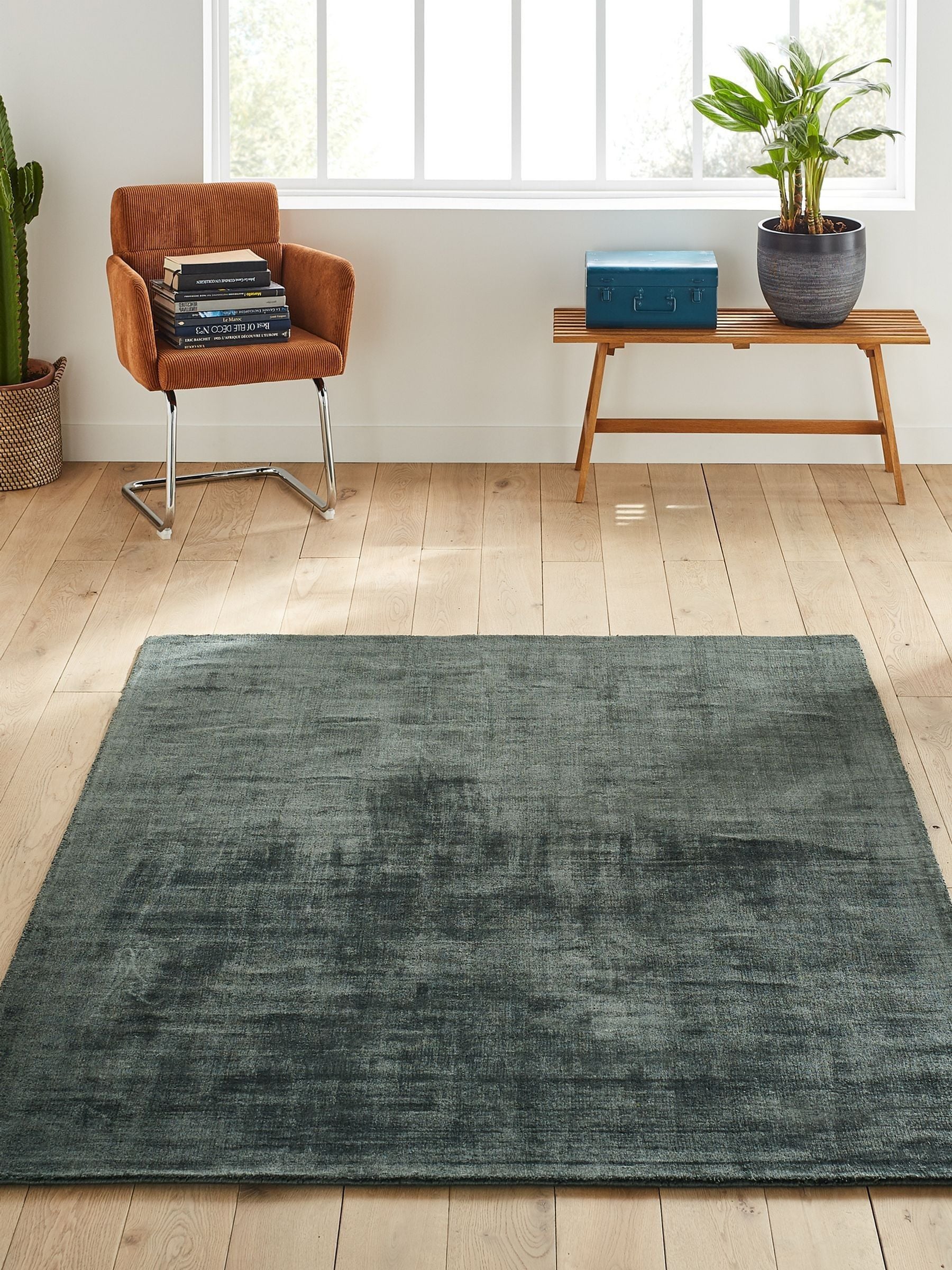 La Redoute Intérieurs Izri aged effect lyocell rug 200x290cm - British product